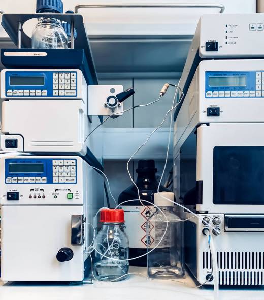 HPLC setup HPLC lab testing southern element consulting